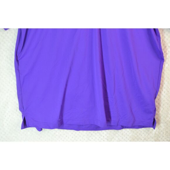 Adidas Men's XL Purple Short Sleeve Golf Polo - Picture 3 of 11